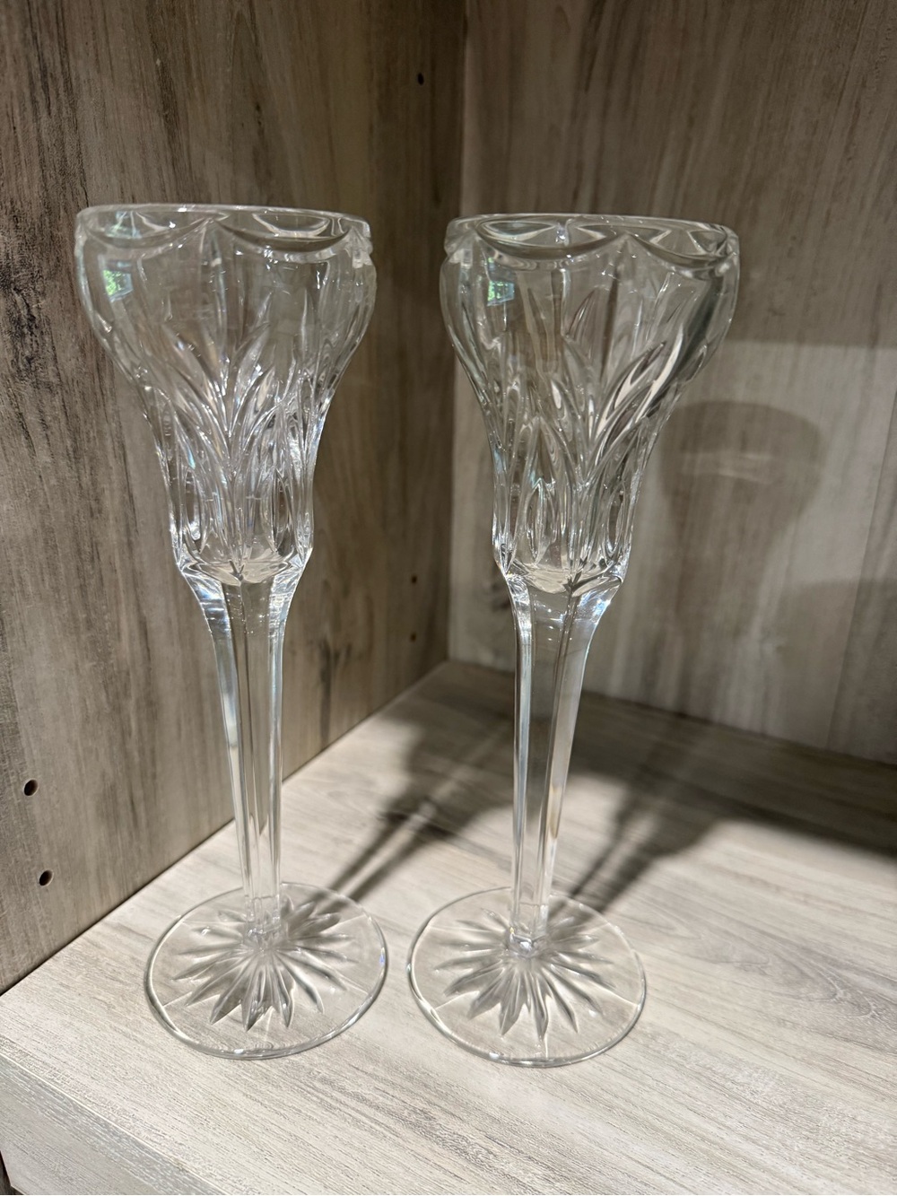 Waterford Marquis Canterbury Crystal Candlestick Holders